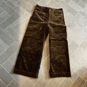 Anthropologie Maeve The Colette Full Length Brown Corduroy Women's Size 30